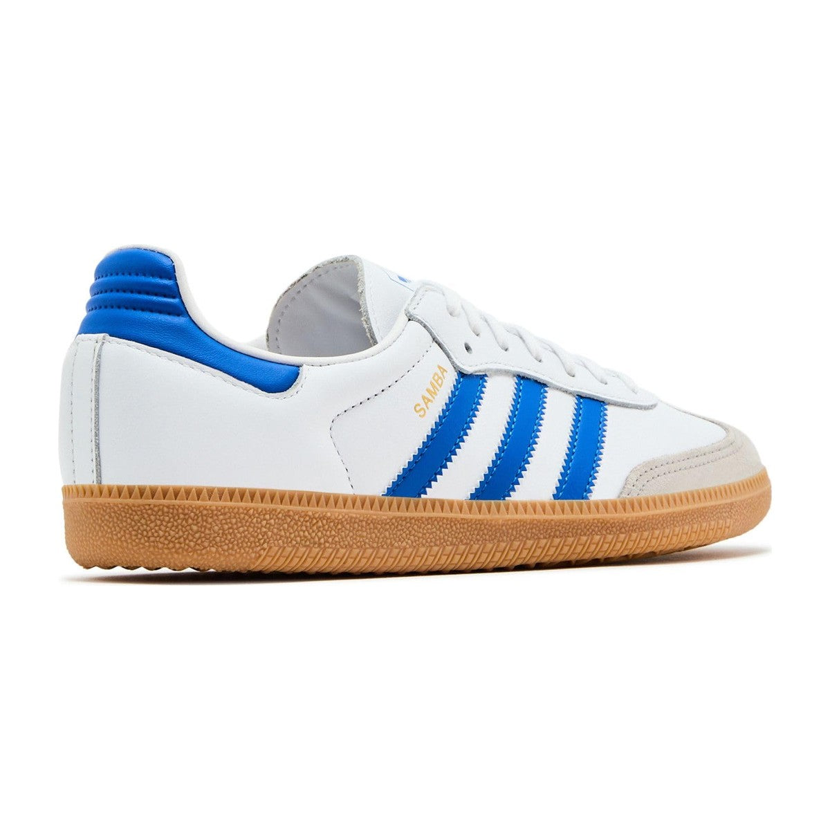 Adidas Big Kid Samba OG Lifestyle Cloud White/Blue/Gum