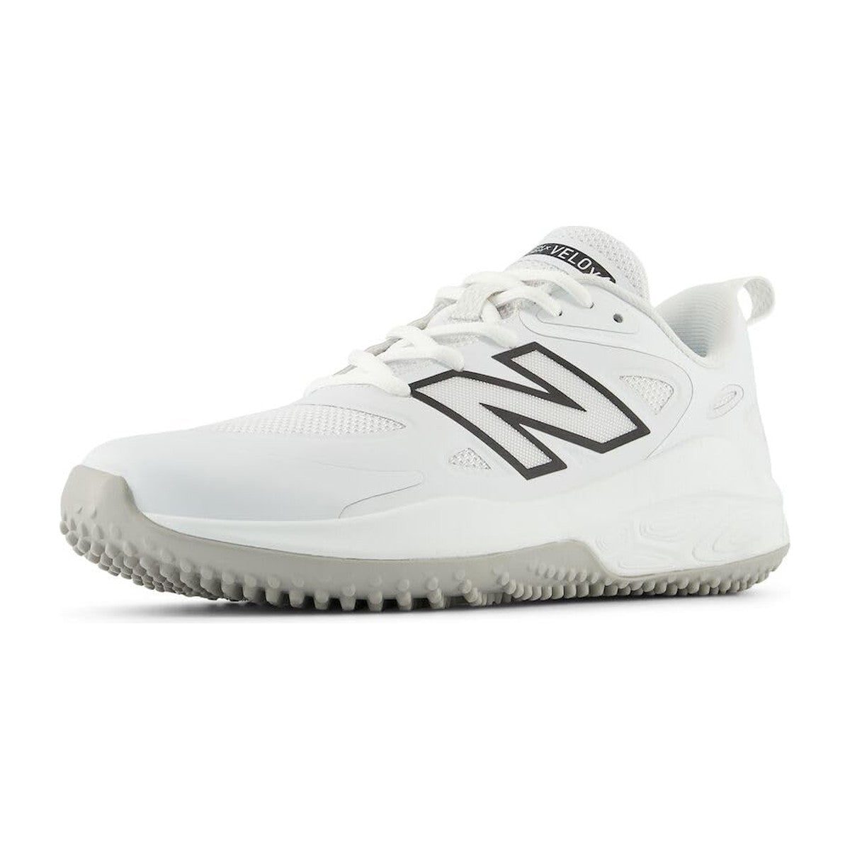 New Balance Women's Fresh Foam Velo V4 Turf-/BLACK01 White/Black